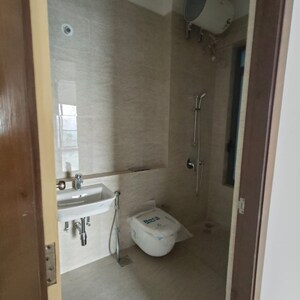 Bathroom in 3 BHK Apartment at Adani Ten BKC, Gandhi Nagar – for Rent