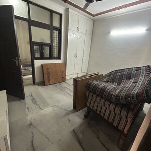 Bedroom in 2 BHK Builder Floor at Kotla Mubarakpur – for Rent