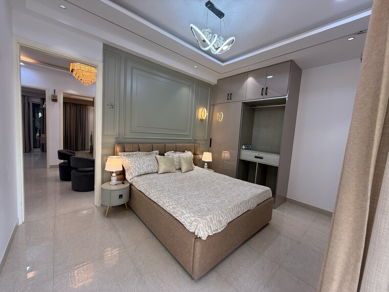 Bedroom, ramgarh bhudda 3.5 Bedroom 131 Sq.Yd. Builder Floor In Ramgarh Bhudda Zirakpur 10052044