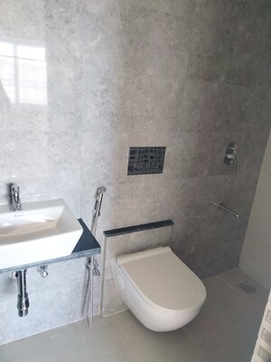 Bathroom in 1 BHK Apartment at Omkar Signet, Malad East – for Rent