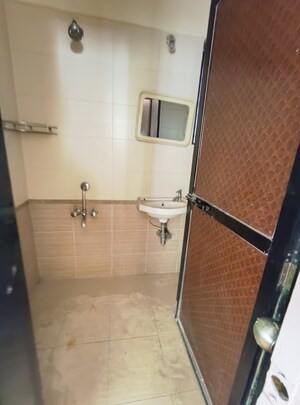 Bathroom in 1 BHK Apartment at Vakratunda Residency, Dhokali – for Sale