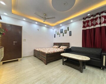 Living Room in 2 BHK Builder Floor at Freedom Fighters Enclave – for Rent