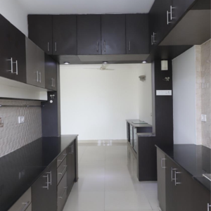 Kitchen in 3 BHK Apartment at Puravankara Purva Venezia, Vignana Kendra – for Rent