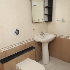 Bathroom in 3 BHK Apartment at Puravankara Purva Venezia, Vignana Kendra – for Rent