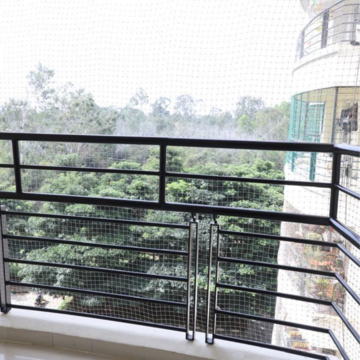 Balcony in 3 BHK Apartment at Puravankara Purva Venezia, Vignana Kendra – for Rent