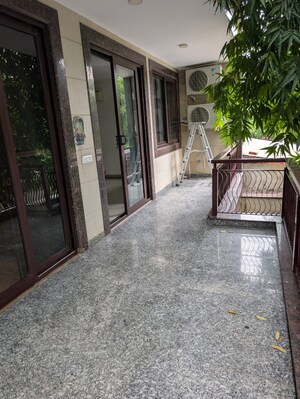 Balcony in 4 BHK Builder Floor at Greater Kailash ii – for Rent