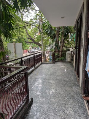 Balcony in 4 BHK Builder Floor at Greater Kailash ii – for Rent