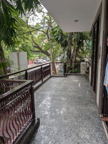 Balcony in 4 BHK Builder Floor at Greater Kailash ii – for Rent