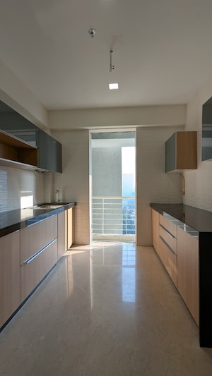 Kitchen in 3 BHK Apartment at Sunteck City Avenue 1, Goregaon West – for Rent