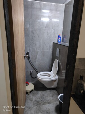 Bathroom in 1 BHK Apartment at Abhinav Pebbles Urbania, Bavdhan – for Rent