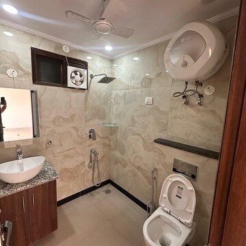 Bathroom in 3 BHK Builder Floor at New Rajinder Nagar – for Sale