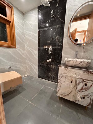 Kitchen in 3 BHK Builder Floor at Palm Residency Chhatarpur, Chattarpur – for Rent