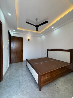 Bedroom in 3 BHK Builder Floor at Palm Residency Chhatarpur, Chattarpur – for Rent