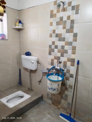 Bathroom in 3 BHK Apartment at MIDC Taloja Industrial Area, Taloja – for Rent