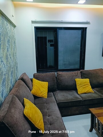 Living Room in 3 BHK Apartment at Surana Park Marina, Baner – for Rent