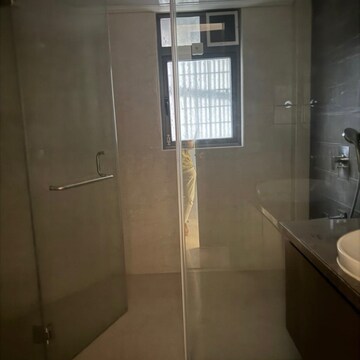Bathroom in 4 BHK Apartment at Sunteck Signia Pearl, G Block Bkc – for Rent