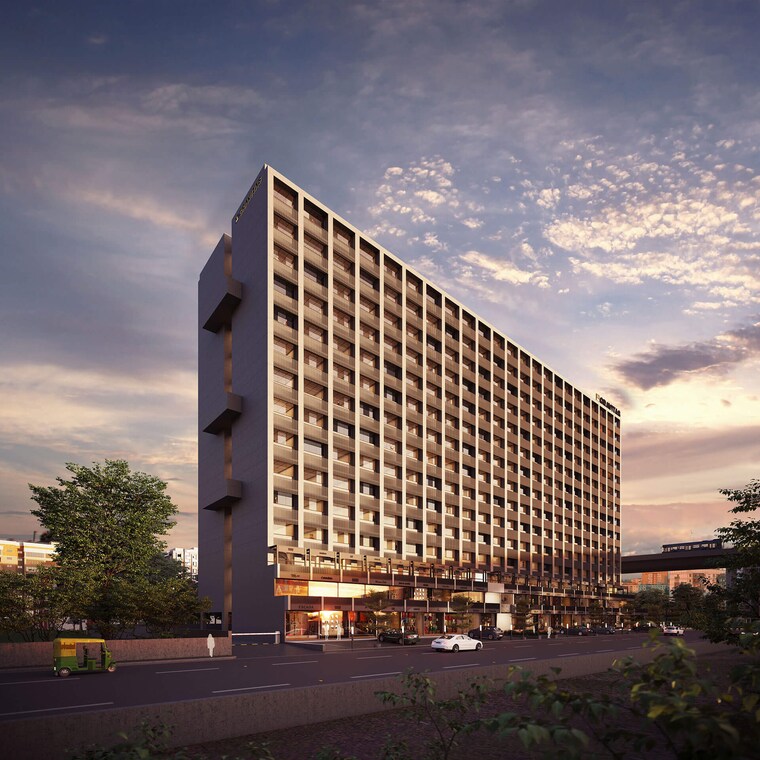 Exterior View, shyamal Commercial Office Space 500 Sq.Ft. In Shyamal Ahmedabad 10052631