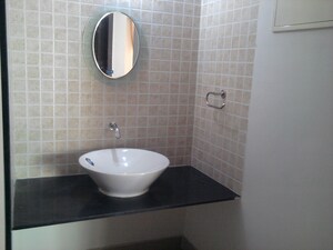 Bathroom in 2 BHK Apartment at Ganeesham Phase II, Pimple Saudagar – for Rent