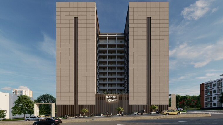 Exterior View, lohia-jain-element-square 1 RK 340 Sq.Ft. Apartment In Koregaon Park Annexe Pune 10052726