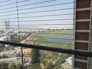 Balcony in 3 BHK Apartment at Aurobindo The Regent, Kondapur – for Rent