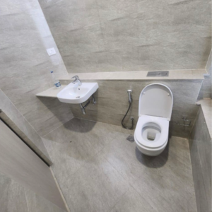 Bathroom in 4 BHK Apartment at Bandra Kurla Complex – for Rent