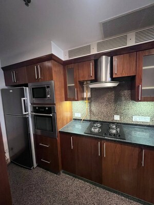 Kitchen in 3 BHK Apartment at Maya Green Lotus Saksham, International Airport Road – for Rent