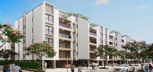 3.5 BHK Builder Floor – Exterior View View at DLF Gardencity Enclave, Sector 93 - for Rent