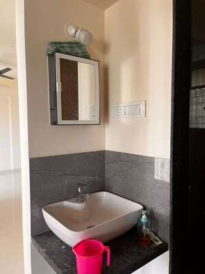 Bathroom in 3 BHK Apartment at Abhinav Pebbles Urbania, Bavdhan – for Rent