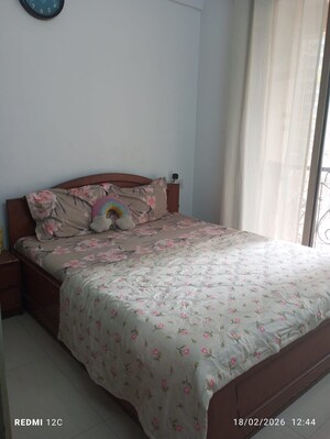 Bedroom in 1 BHK Apartment at Soham Harmony, Kharghar Sector 35e – for Rent