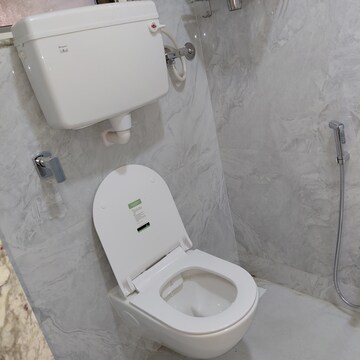 Bathroom in 3 BHK Apartment at Neha Heena Gaurav Jewels, Goregaon East – for Rent