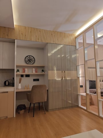 Kitchen in Studio Apartment at Galaxy Blue Sapphire Plaza, Sector 4 Greater Noida – for Sale