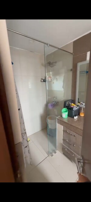Bathroom in 3 BHK Apartment at Emaar Palm Gardens, Sector 83 – for Sale