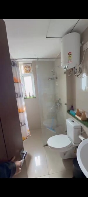 Bathroom in 3 BHK Apartment at Emaar Palm Gardens, Sector 83 – for Sale