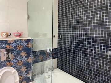 Bathroom in 4 BHK Builder Floor at Panchsheel Park – for Rent