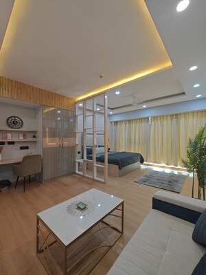 Kitchen in Studio Apartment at Galaxy Blue Sapphire Plaza, Sector 4 Greater Noida – for Sale