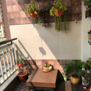 Balcony in 3 BHK Apartment at My Home Vihanga, Gachibowli – for Rent