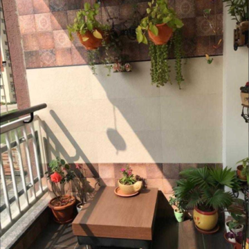 Balcony in 3 BHK Apartment at My Home Vihanga, Gachibowli – for Rent