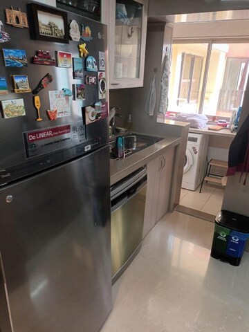 Kitchen in 3 BHK Apartment at Maker Tower, Cuffe Parade – for Rent