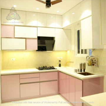 Kitchen in 3 BHK Apartment at Aparna Sarovar Zenith, Nallagandla – for Rent