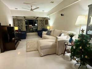 Living Room in 3 BHK Apartment at Palm Springs Cuffe Parade, Cuffe Parade – for Rent