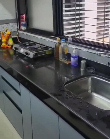 Kitchen in 1 BHK Apartment at Morya Crystal, Santacruz East – for Rent