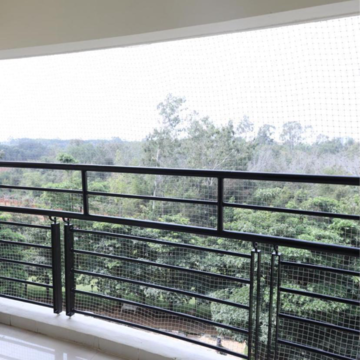 Balcony in 3 BHK Apartment at Puravankara Purva Venezia, Vignana Kendra – for Rent