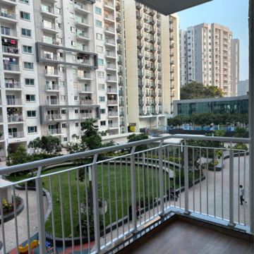 Balcony in 2.5 BHK Apartment at L&T Raintree Boulevard, Nh 7 – for Rent