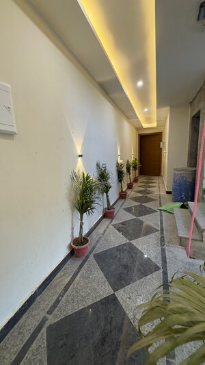 Balcony in 3 BHK Apartment at Palm Residency Chhatarpur, Rajpur Khurd Extension – for Rent