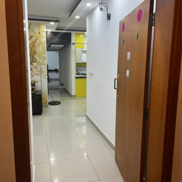 Building Lobby in 2 BHK Apartment at Mantri Webcity, Hennur Road – for Rent