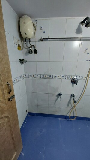 Bathroom in 1 BHK Apartment at Charkop Sector 3 – for Rent
