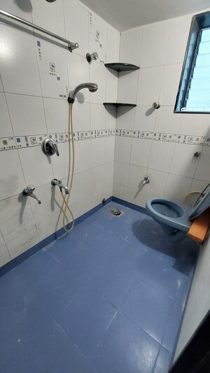 Bathroom in 1 BHK Apartment at Charkop Sector 3 – for Rent