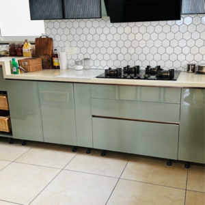 Kitchen in 3.5 BHK Apartment at Prestige Misty Waters, Coffee Board Layout – for Rent