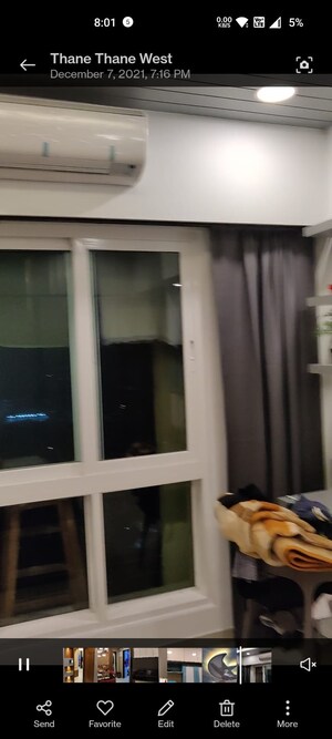 Master Bedroom in 2 BHK Apartment at Dosti West County, Balkum Pada – for Sale