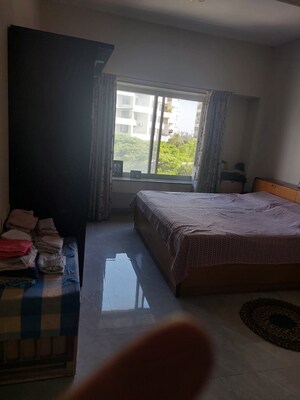Bedroom in 3 BHK Apartment at Janki Rainbow Apartments, Baner – for Rent